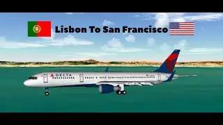 GeoFS Timelapse: Lisbon To San Francisco