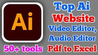 Top ai website for utility tools 2023// video editor,MP3 editor, photo editor ect..