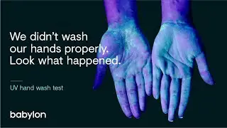 Why and How to Wash Hands Properly [UV Experiment]