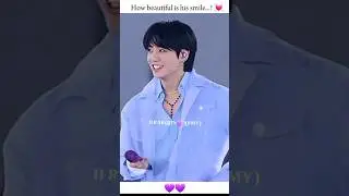 His smile 😩💗 #bts #jungkook #shorts #fyp