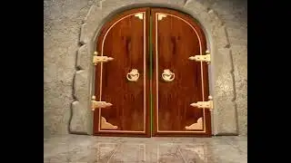 Хромакей - Двери открываются.