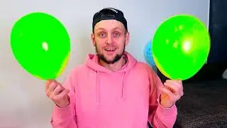 Olivia and Dad Play with Balloons and Learn Colors