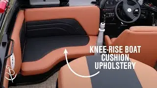 How to Upholster a Knee-Rise Seat Cushion for a Speedboat
