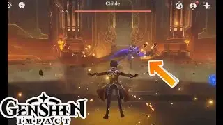 Genshin Impact New Zhongli Vs Childe Gameplay!