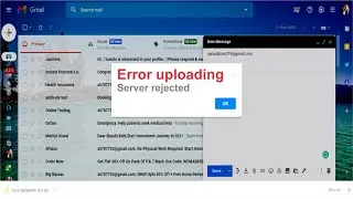 Error uploading Server Rejected!  Problem While send any document