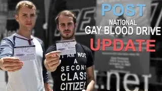 Post National Gay Blood Drive Update 2013