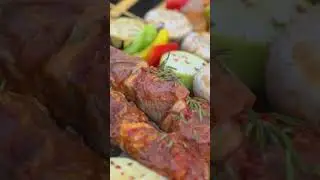 Fresh meats and grilled vegetables at The Mangal restaurant | Rixos Sharm EL Sheikh