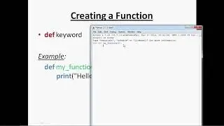 Creating a simple Function in python || python code for creating function