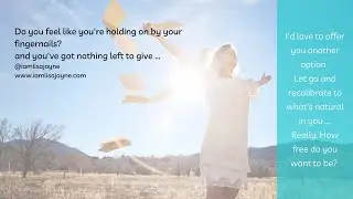Feel like you're holding on by your fingernails?