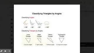 Classifying Triangles by Angles