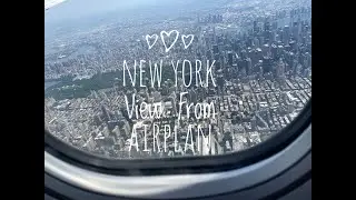 New York View from Airplane