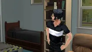 Cut scene from The Sims - Far From Home