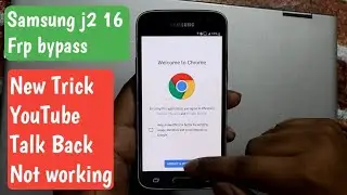 Samsung J2 16 (J210F) Frp Bypass new method 2020 without pc || Youtube & Talk back not working
