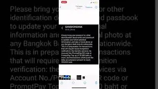 Bangkok Bank рассылает своим клиентам письма о дополнительной верификации. Касается всех