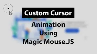 Awesome Custom Cursor Animation With HTML,  CSS & Javascript | NoorHUB