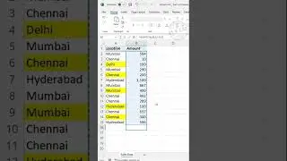 SUM of values in Colored cells in Excel