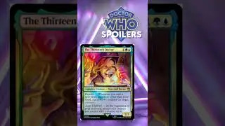 New Doctor Who MTG Set Spoilers [New Set Releases] #mtg  #magicthegathering #shorts