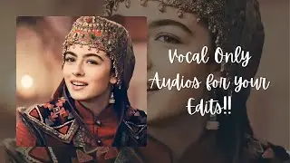Vocal Only Audios for your Edits!! (late ramadan mubarakk)