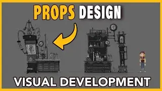 VISUAL DEVELOPMENT : Props Design Iteration (Table)