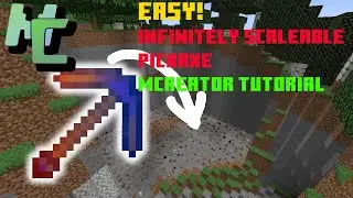Mcreator Tutorial: Infinitely scaleable 3x3x3 pickaxe!