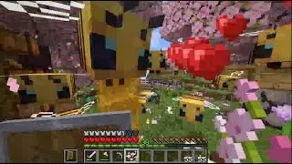 Cherry World Survival - Minecraft - Bees overdose