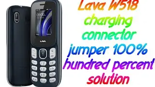 Lava W518 charging connector jumper 100% hundred percent solution #subscribe #share #shorts