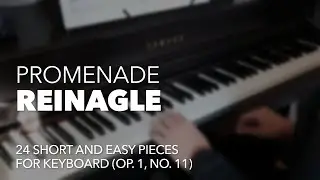 Op. 1, no. 11: Promenade - allegretto (Reinagle) 🎵 24 Short and Easy Pieces for Keyboard