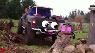 Tren Kazaları / Canavar Kamyonlar / Komik Nesneler ile Kazalar