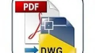 Convert PDF to DWG file with original scale