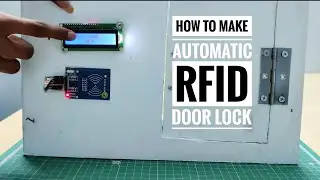 How To Make Automatic RFID Door Lock 🔥🔥🔥 | Solenoid Lock | 16*2 I2C LCD Display | Arduino |