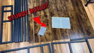 Aquzee Computer Desk With Hutch - Assembly & Review