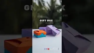Elevate Your Gifts: Easy DIY Paper Gift Box Tutorial | The Crafty Tube