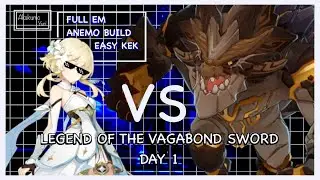 Genshin Impact - Full EM Anemo MC - Legend of the Vagabond Sword - Day 1