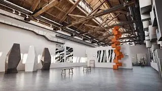 Archinteriors for UE vol. 10 - collection of 5 art exhibitions 3d scenes for Unreal Engine