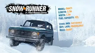 Snowrunner: A look at the Don 71 (Lada Cossack)