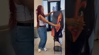 LOOK AT THIS PAINTING! 😱🎨 #artists #painting #art #shorts