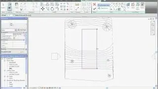 Revit, Project Basics - Modeling a Basement Part 10, Creating Toposurface & Building Pad Around Site