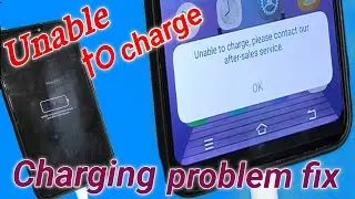unable to charge please contact our after sales service 100% solve | Charging error problem