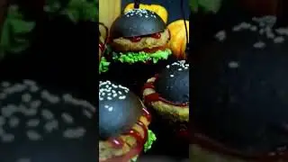 BALIK BURGER TARİFİ \ ÖZEL SİYAH BURGER EKMEĞİ