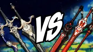 👑 Royal Weapons VS Dark Cliff Weapons 🔥 | Genshin Impact
