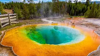 Incredible Colors of Yellowstone National Park - 4K HDR