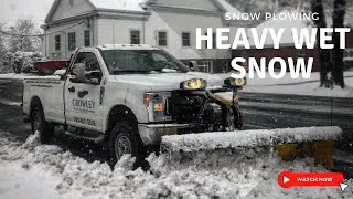 Full Day of SNOW PLOWING | Last Storm of the Season?
