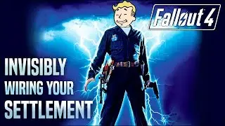Invisible Wiring Across Your Entire Settlement ⚡ Fallout 4 No Mods Shop Class