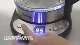 Chaleira Digital Glass 1,7L PCHD Philco | Utilização