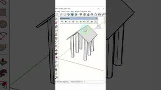 Cutting objects in SketchUp | SketchUp plugin | SketchUp tutorial #shorts #sketchup #sketchup2024