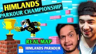 Himlands PARKOUR CHAMPIONSHIP Map Download | Real Map Download | HIMLANDS | Minecraft PE