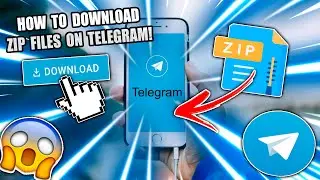 How to DOWNLOAD .ZIP FILES on TELEGRAM from a MOBILE DEVICE