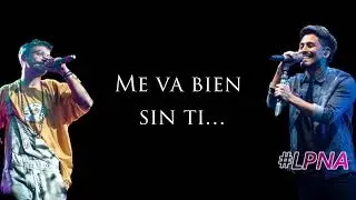 LA KONGA FT MARAMA - ME VA BIEN SIN TI - LETRA #LPNA