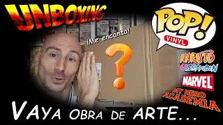Unboxing FUNKO POP de Anime (My Hero Academia y Naruto) y MARVEL! Este FUNKO es una OBRA de ARTE!😍👌