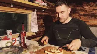 Life in a Off Grid Log Cabin in the Wilderness.